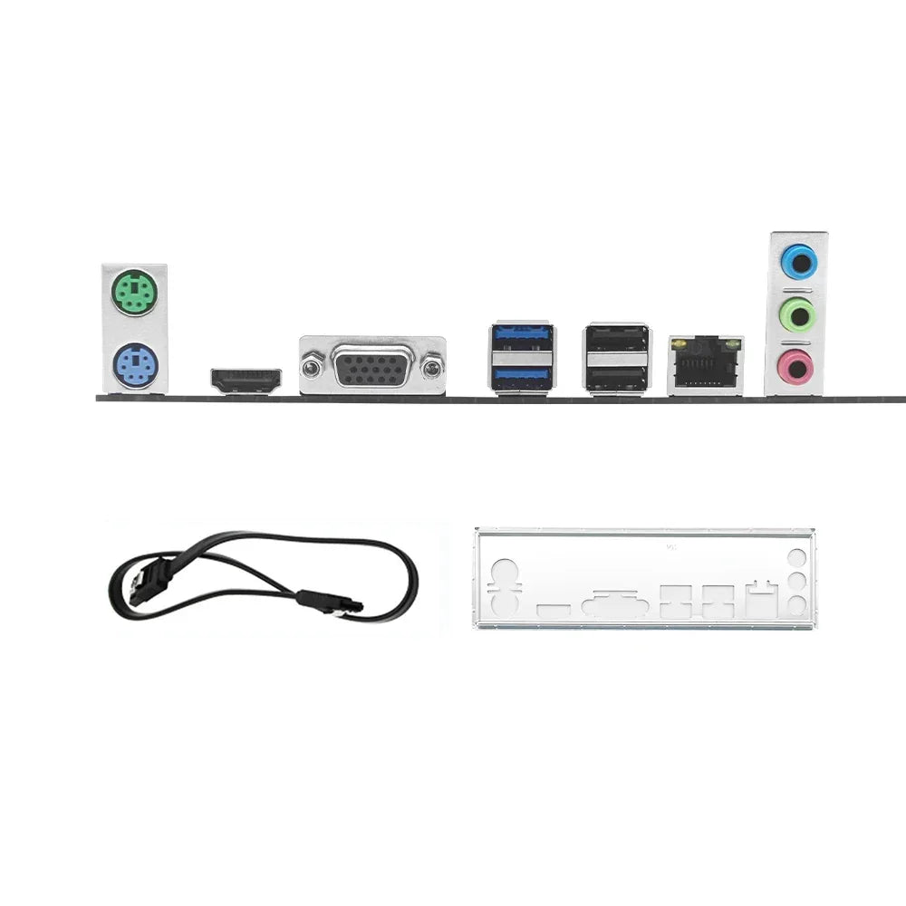 B75 Intel LGA1155 mATX Motherboard NGFF M.2 NVMe HDMI VGA DDR3 for i3 i5 i7 CPU B75 LGA1155 Motherboard