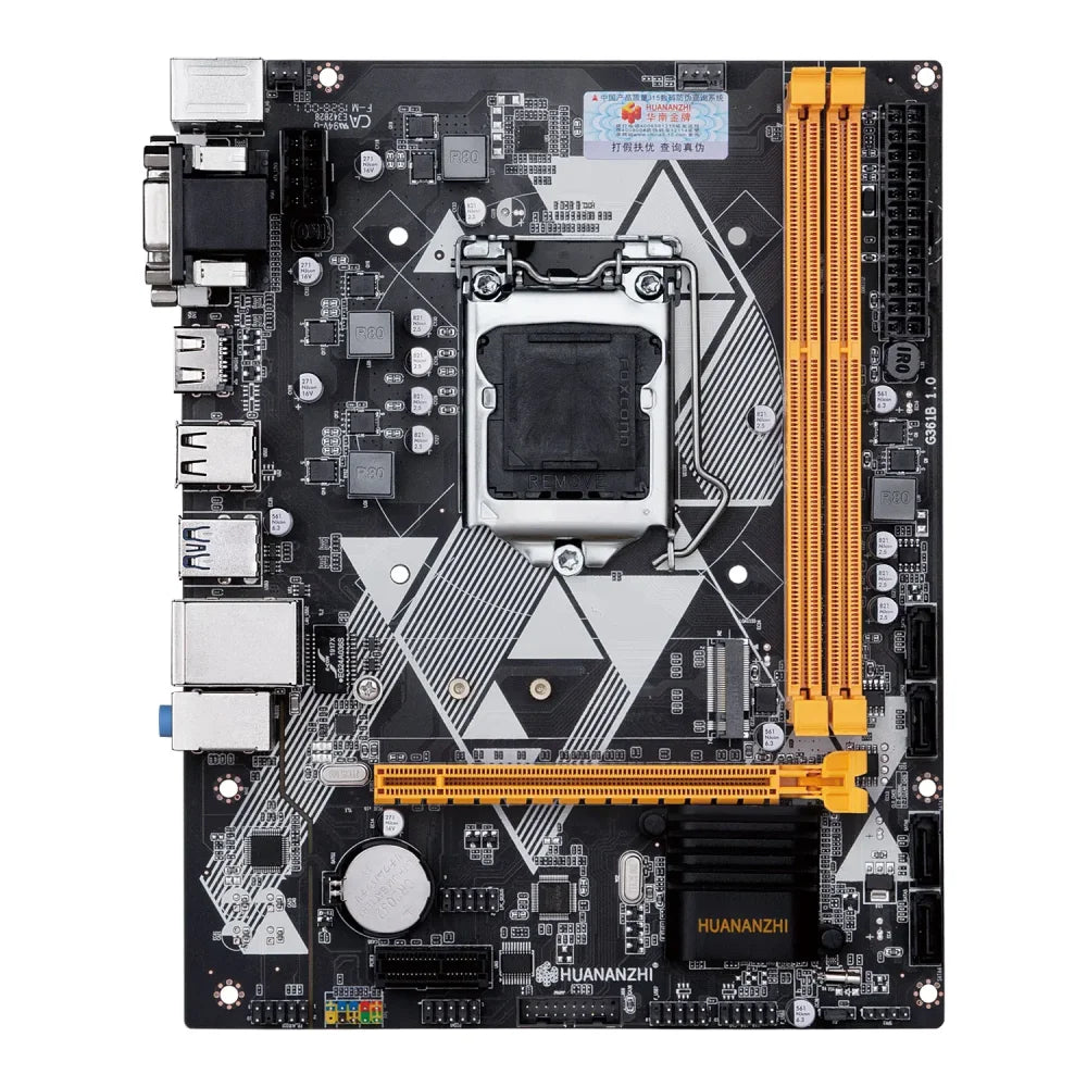 B85 LGA1150 mATX Motherboard DDR3 16GB NVMe M.2 SATA3.0 USB3.0 VGA DVI HDMI B85 LGA1150 Motherboard
