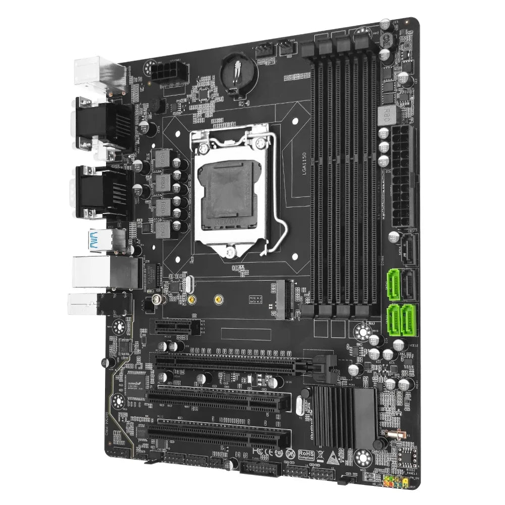 B85M PRO Intel LGA1150 DDR3 RAM NVMe M.2 Gaming Motherboard for i3 i5 i7 CPUs B85M PRO LGA1150 Motherboard
