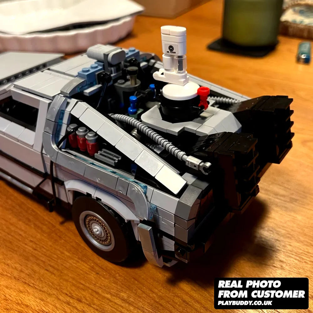 Back To The Future Time Machine DMC DeLorean 1872PCS (10300) Building Blocks DMC DeLorean / 1872 Pieces Building Blocks