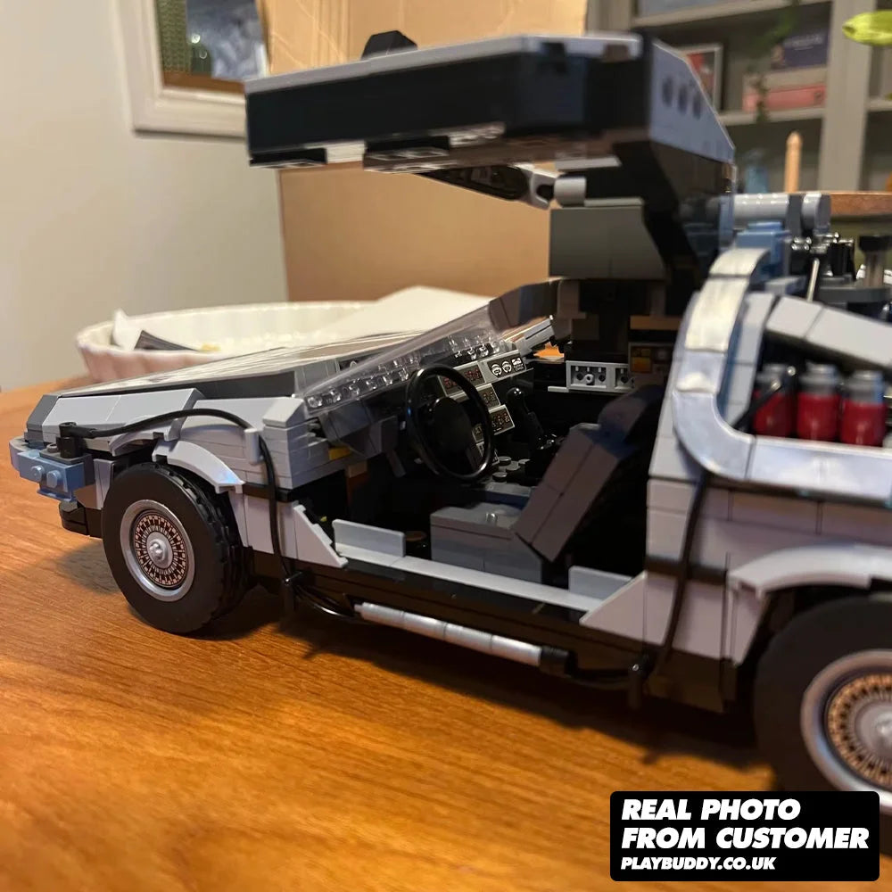 Back To The Future Time Machine DMC DeLorean 1872PCS (10300) Building Blocks DMC DeLorean / 1872 Pieces Building Blocks