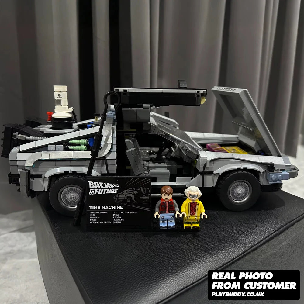 Back To The Future Time Machine DMC DeLorean 1872PCS (10300) Building Blocks DMC DeLorean / 1872 Pieces Building Blocks