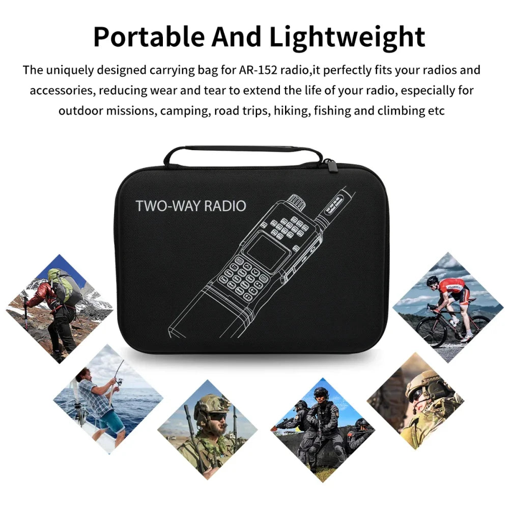 Baofeng AR-152 15W Walkie Talkie Two Way Radio 12000mAh Tactical Long Range Walkie Talkie