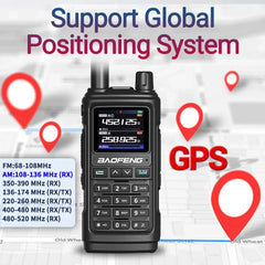 Baofeng UV-17 Pro GPS Air Band 999CH Full Band Walkie Talkie Long Range Ham New Walkie Talkie