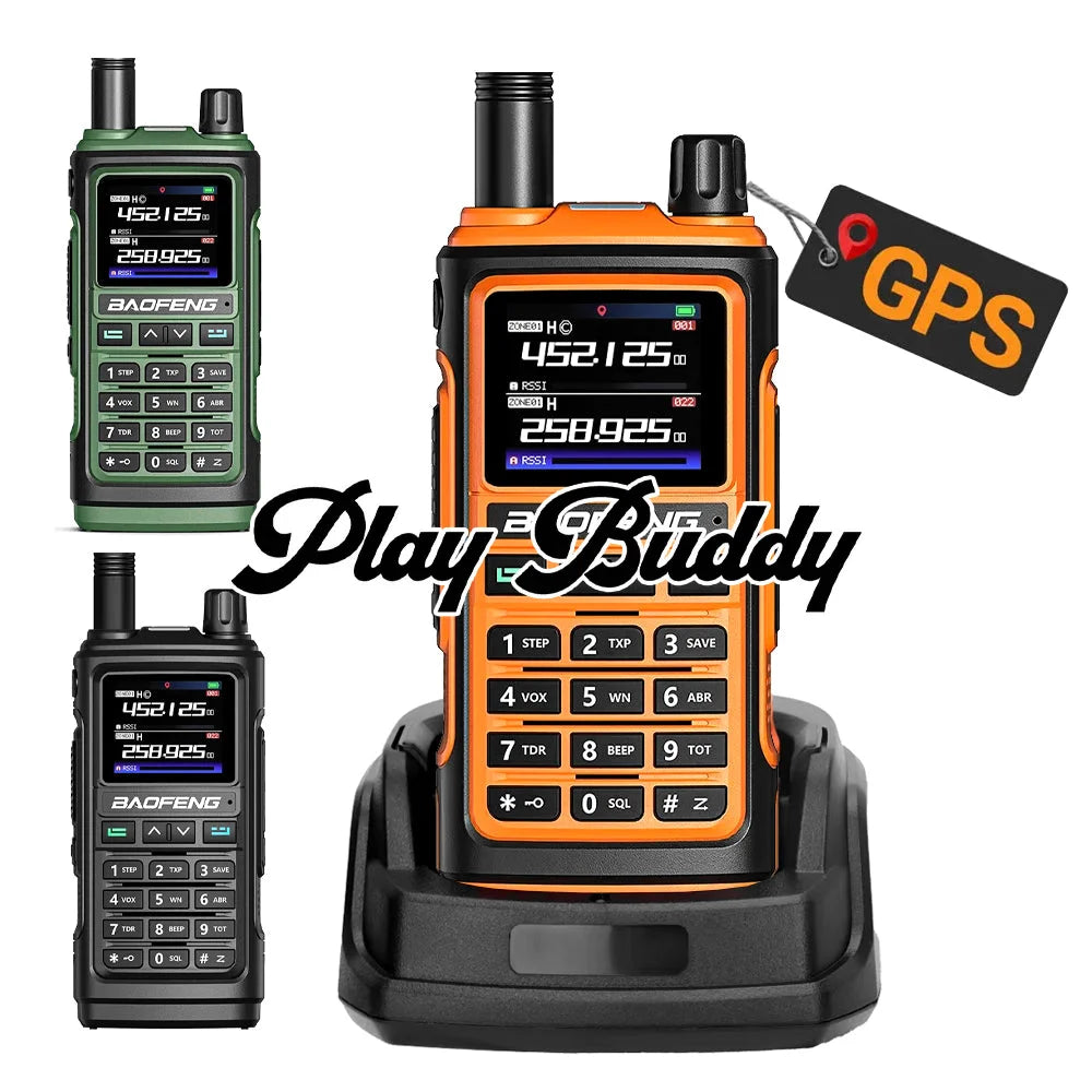 Baofeng UV-17 Pro GPS Air Band 999CH Full Band Walkie Talkie Long Range Ham New Walkie Talkie
