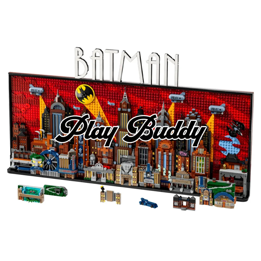Batman: The Animated Series Gotham City (76271) 4210PCS Building Blocks Art The Animated Series Gotham City Building