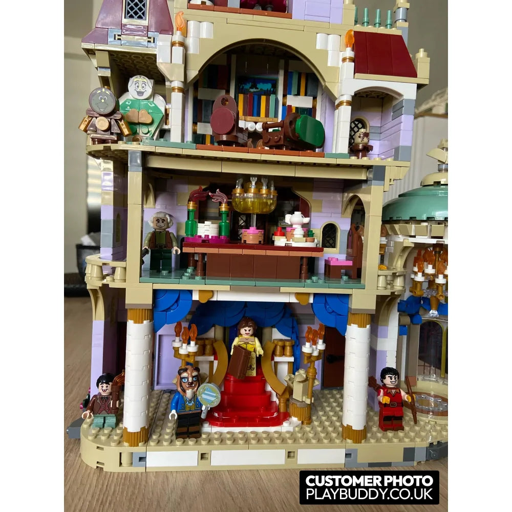 Beauty And The Beast Castle Building Blocks 2916PCS + 10 Figures (43263) ABS Kit Beauty And The Beast Castle / 2916