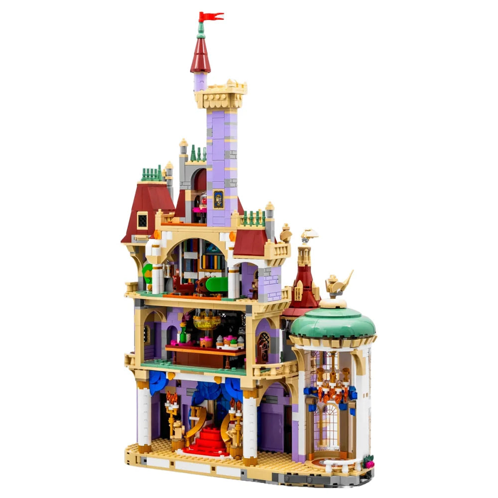 Beauty And The Beast Castle Building Blocks 2916PCS + 10 Figures (43263) ABS Kit Beauty And The Beast Castle / 2916