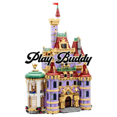 Beauty And The Beast Castle Building Blocks 2916PCS + 10 Figures (43263) ABS Kit Beauty And The Beast Castle / 2916
