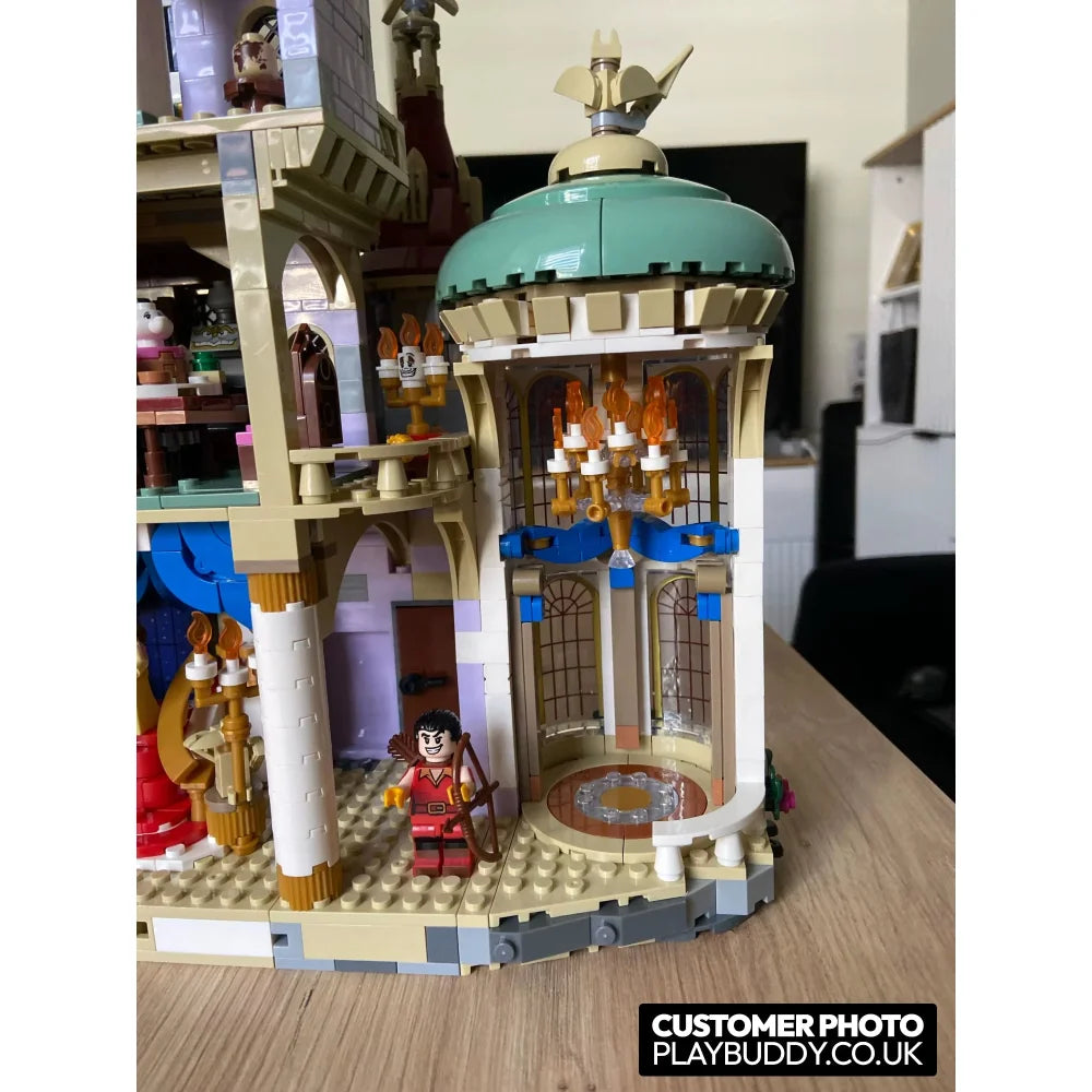 Beauty And The Beast Castle Building Blocks 2916PCS + 10 Figures (43263) ABS Kit Beauty And The Beast Castle / 2916