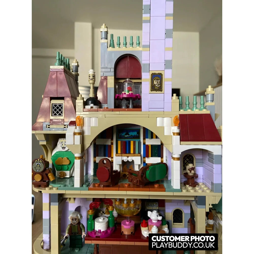 Beauty And The Beast Castle Building Blocks 2916PCS + 10 Figures (43263) ABS Kit Beauty And The Beast Castle / 2916