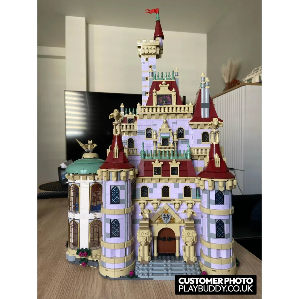 Beauty And The Beast Castle Building Blocks 2916PCS + 10 Figures (43263) ABS Kit Beauty And The Beast Castle / 2916
