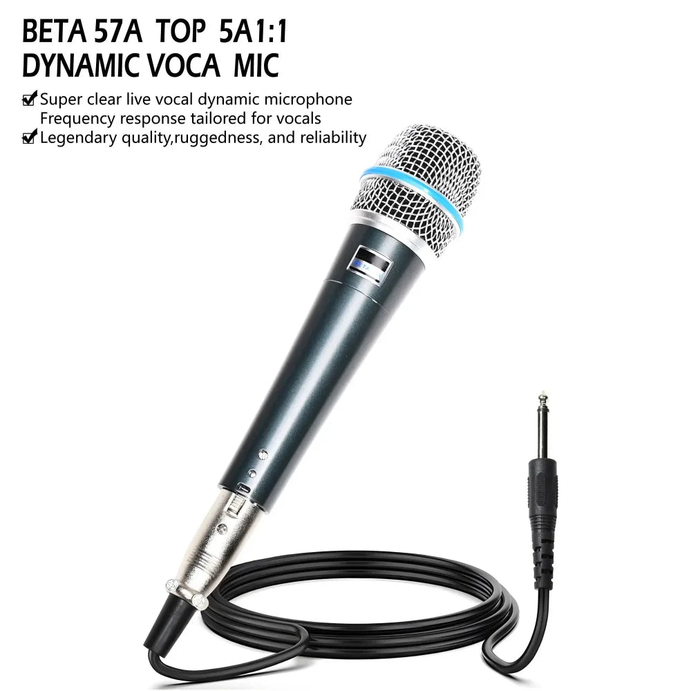 BETA 57A Supercardioid Dynamic Microphone For Stage Singing Professional Wired BETA 57A Microphone