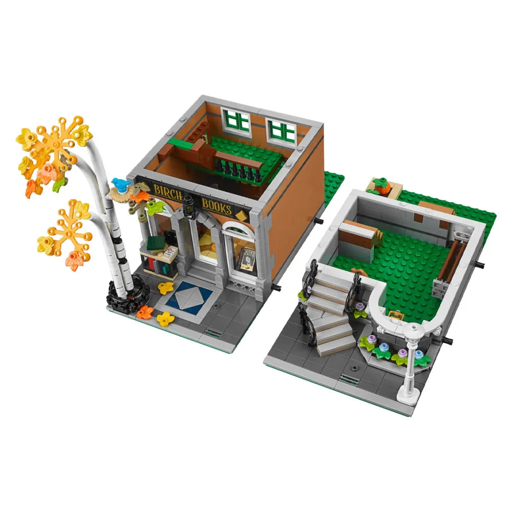 Bookshop Creator Building Blocks 2504PCS w/ 5 Figures (10270) ABS Kit Bookshop Building Blocks