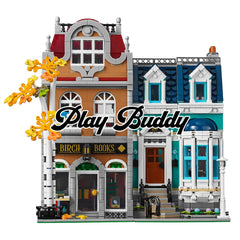 Bookshop Creator Building Blocks 2504PCS w/ 5 Figures (10270) ABS Kit Bookshop Building Blocks