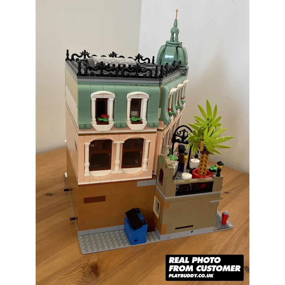 Boutique Hotel Creator Building Blocks 3066PCS w/ 7 Figures (10297) ABS Kit Boutique Hotel / 3066 Pieces Building Blocks