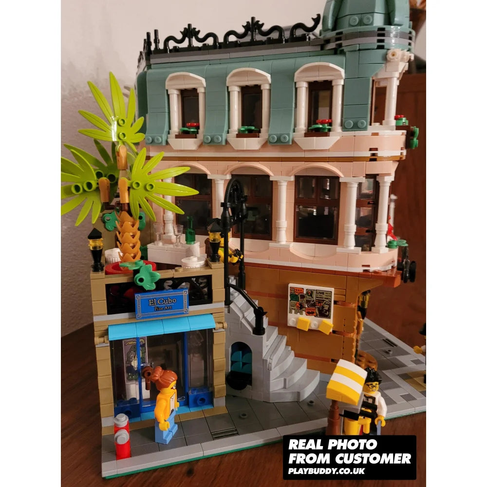Boutique Hotel Creator Building Blocks 3066PCS w/ 7 Figures (10297) ABS Kit Boutique Hotel / 3066 Pieces Building Blocks