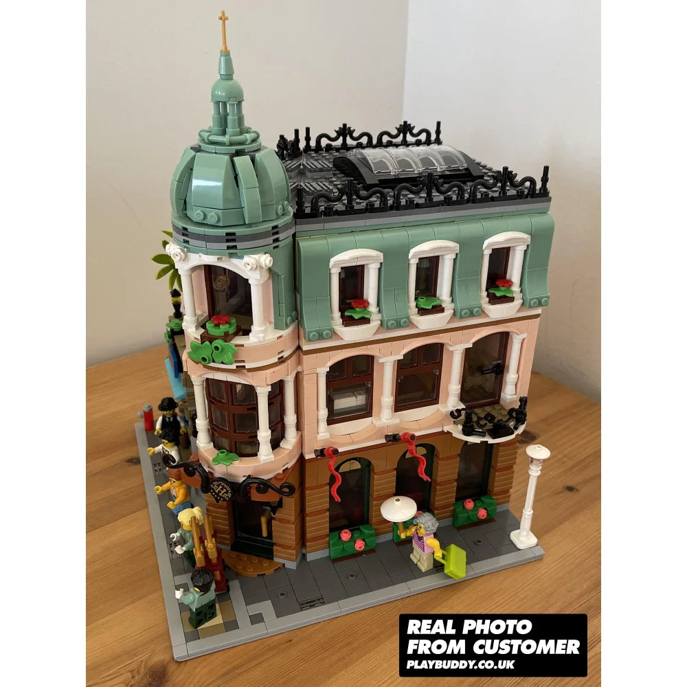 Boutique Hotel Creator Building Blocks 3066PCS w/ 7 Figures (10297) ABS Kit Boutique Hotel / 3066 Pieces Building Blocks
