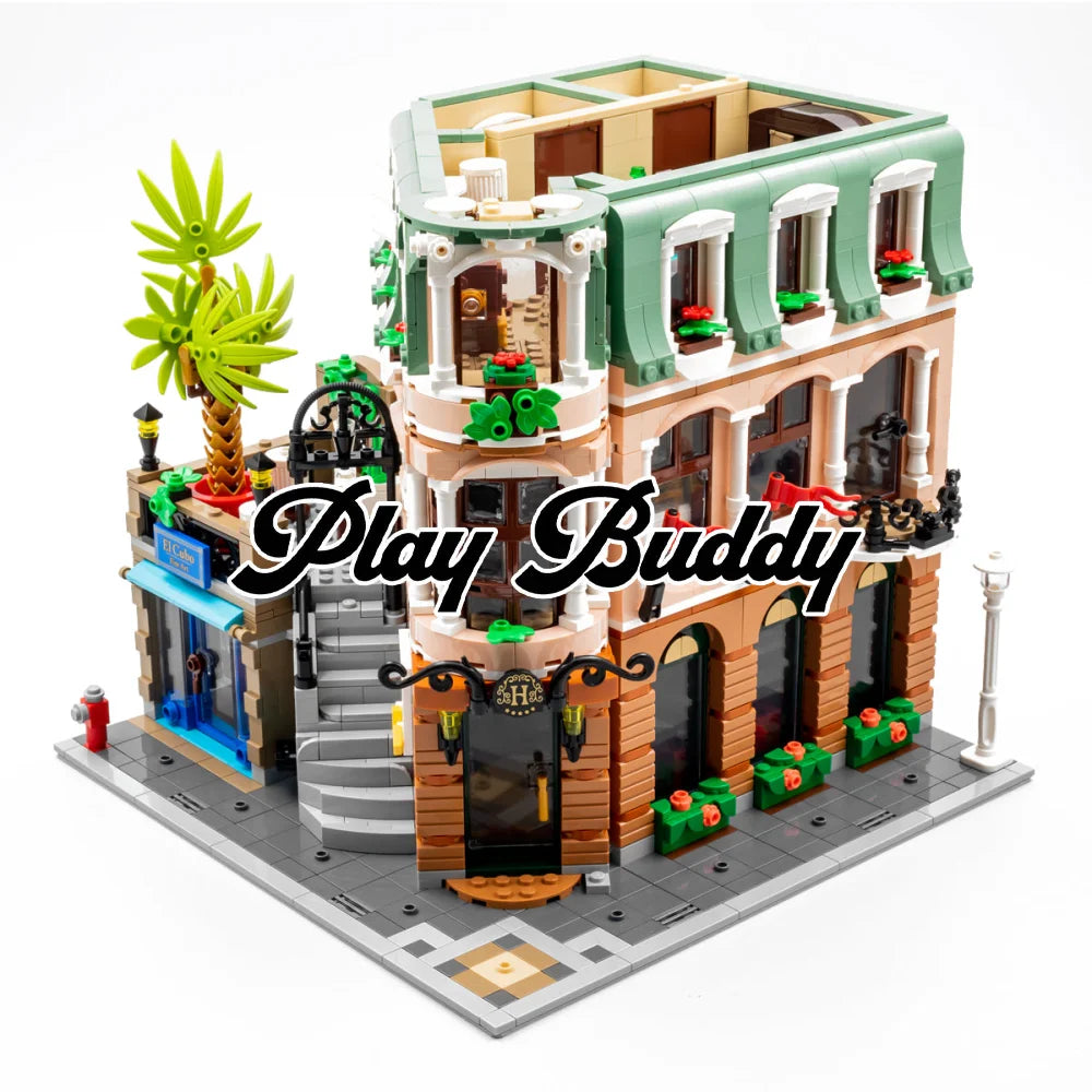 Boutique Hotel Creator Building Blocks 3066PCS w/ 7 Figures (10297) ABS Kit Boutique Hotel / 3066 Pieces Building Blocks