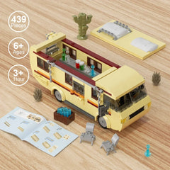 Breaking Bad RV Model Building Blocks Camper Van Collectible Vehicle Car Toy Set Breaking Bad RV / 432 Pieces Building