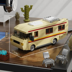 Breaking Bad RV Model Building Blocks Camper Van Collectible Vehicle Car Toy Set Breaking Bad RV / 432 Pieces Building