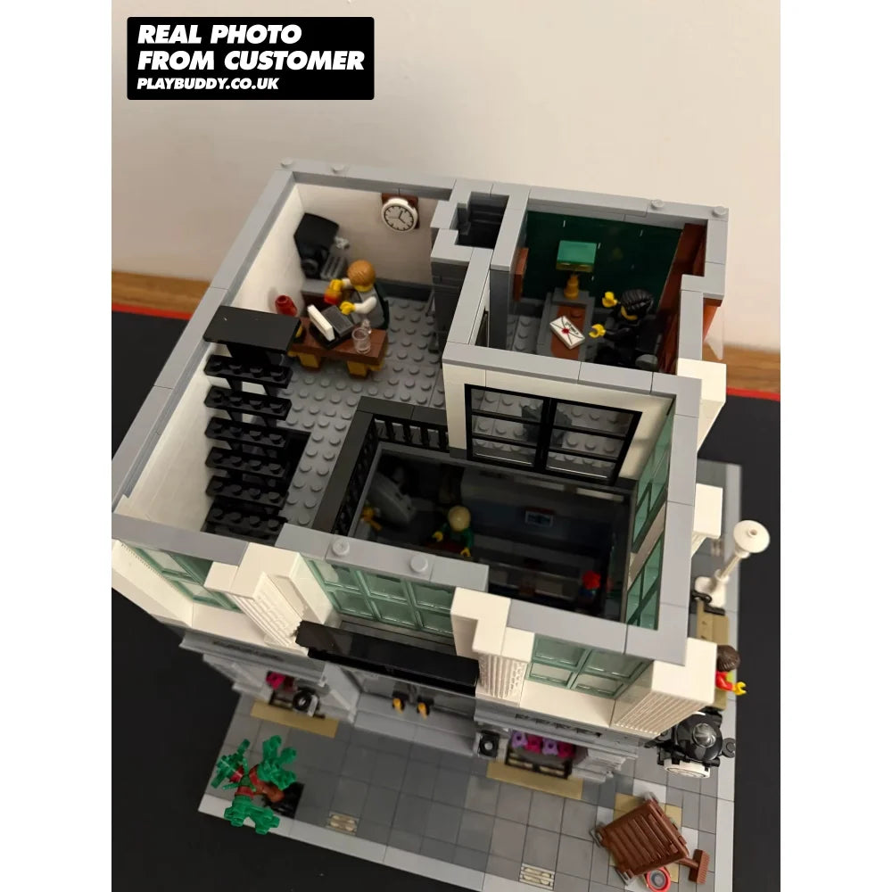 Brick Bank Building Blocks 2380PCS w/ 5 Figures (10251) ABS Kit Brick Bank Building Blocks