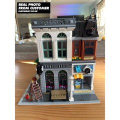 Brick Bank Building Blocks 2380PCS w/ 5 Figures (10251) ABS Kit Brick Bank Building Blocks