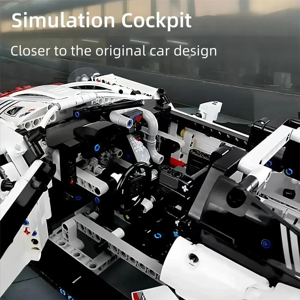 Building Blocks Car Technical Race Car Block Set Porsche 911 RSR Brand New Porsche 911 RSR Building Blocks