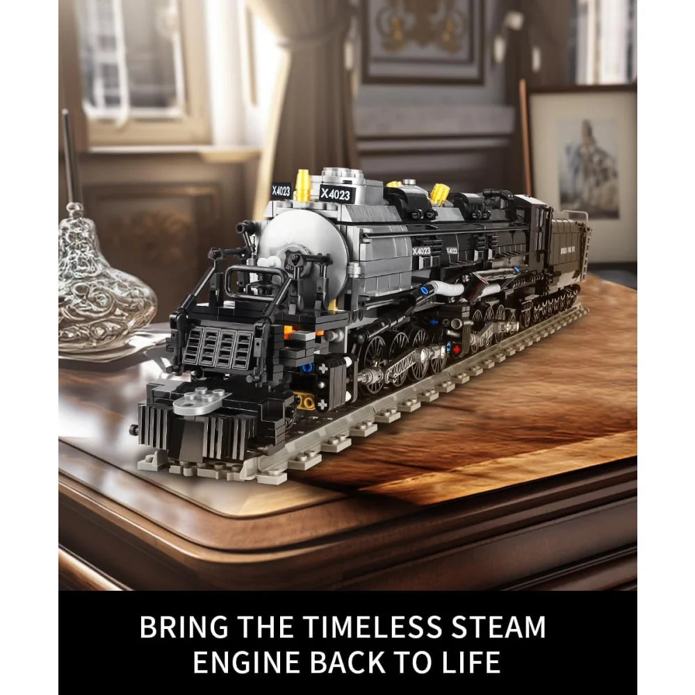 Building Blocks Union Pacific 4014 Big Boy Steam Locomotive Railway 1608PCS Union Pacific 4014 Big Boy Building Blocks