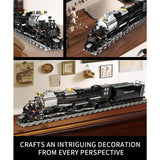 Building Blocks Union Pacific 4014 Big Boy Steam Locomotive Railway 1608PCS Union Pacific 4014 Big Boy Building Blocks