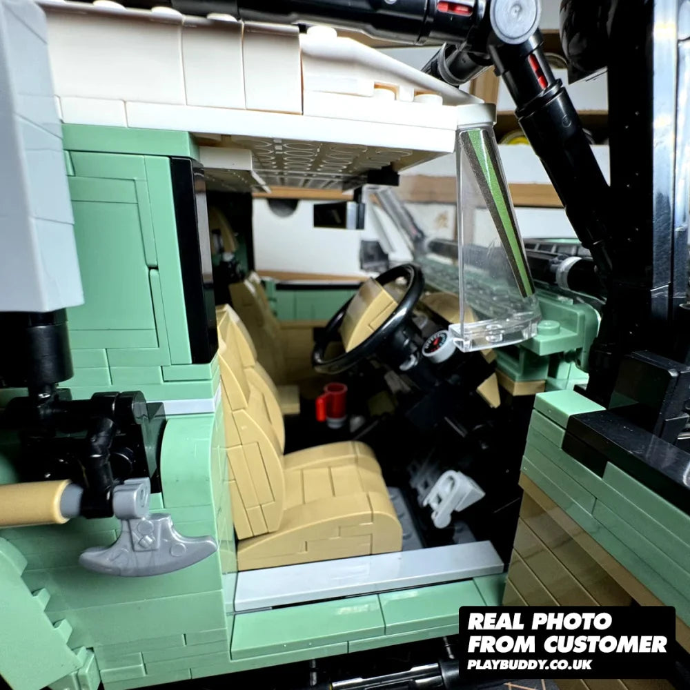 Classic Land Rover Defender (10317) Building Blocks Set Super Off-Road Racing Classic Land Rover Defender Building