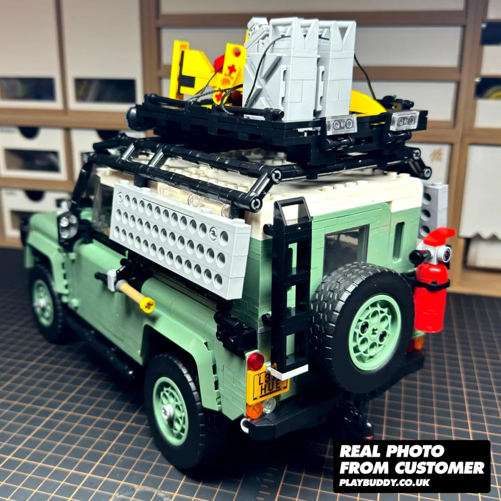 Classic Land Rover Defender (10317) Building Blocks Set Super Off-Road Racing Classic Land Rover Defender Building