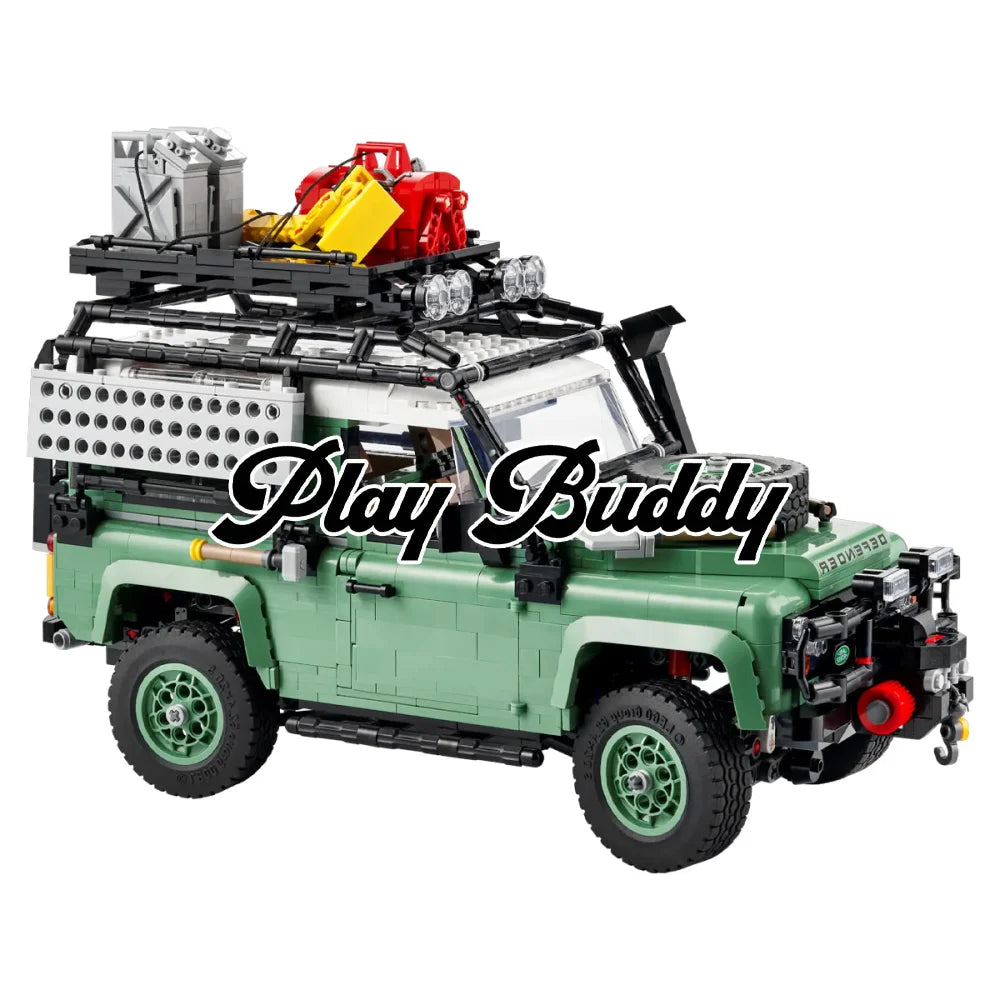 Classic Land Rover Defender (10317) Building Blocks Set Super Off-Road Racing Classic Land Rover Defender Building