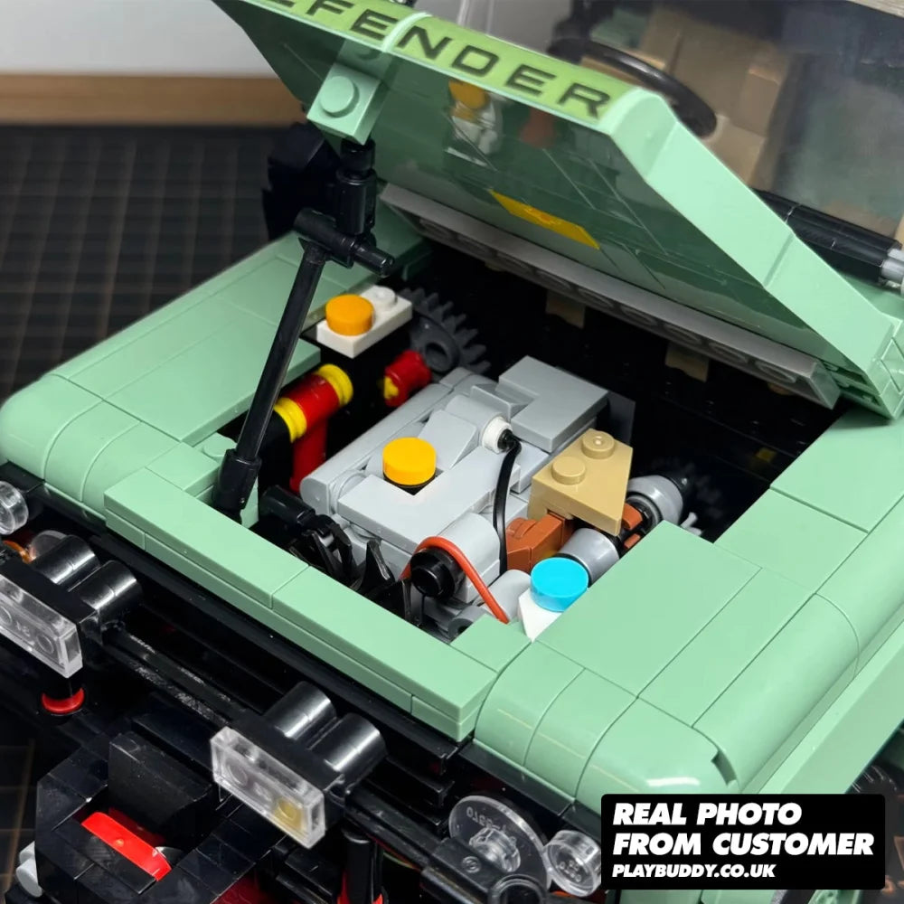 Classic Land Rover Defender (10317) Building Blocks Set Super Off-Road Racing Classic Land Rover Defender Building