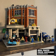 Corner Garage Creator Building Blocks 2569PCS w/ 6 Figures (10264) ABS Kit Corner Garage Building Blocks