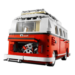 Creator Expert Volkswagen T1 Camper Van VW VDUB Red Building Kit Retired Set Volkswagen T1 Camper Van Building Blocks