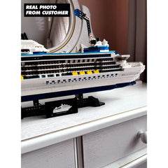 Cruise Ship Building Blocks MOC Boat Molecular of The Seas Model 2428Pcs Bricks Cruise Ship / No Box Building Blocks