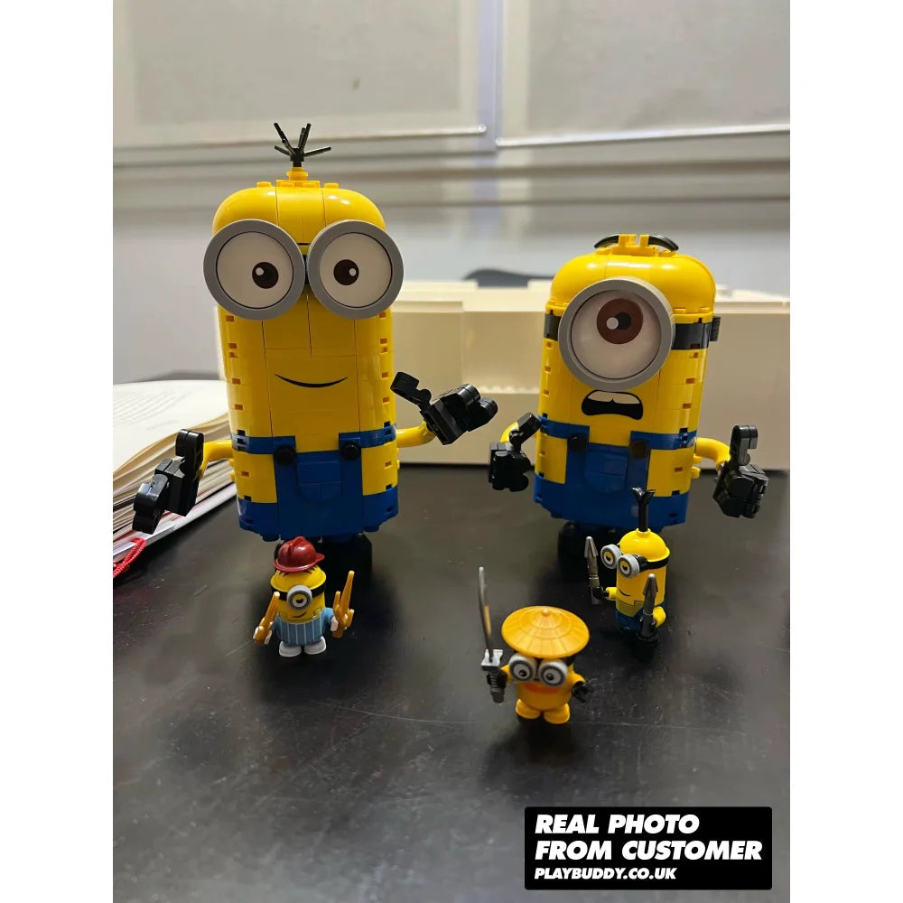 Despicable Me Minions Building Blocks Cute Collectible Toy Bricks 876PCS Gift Building Blocks
