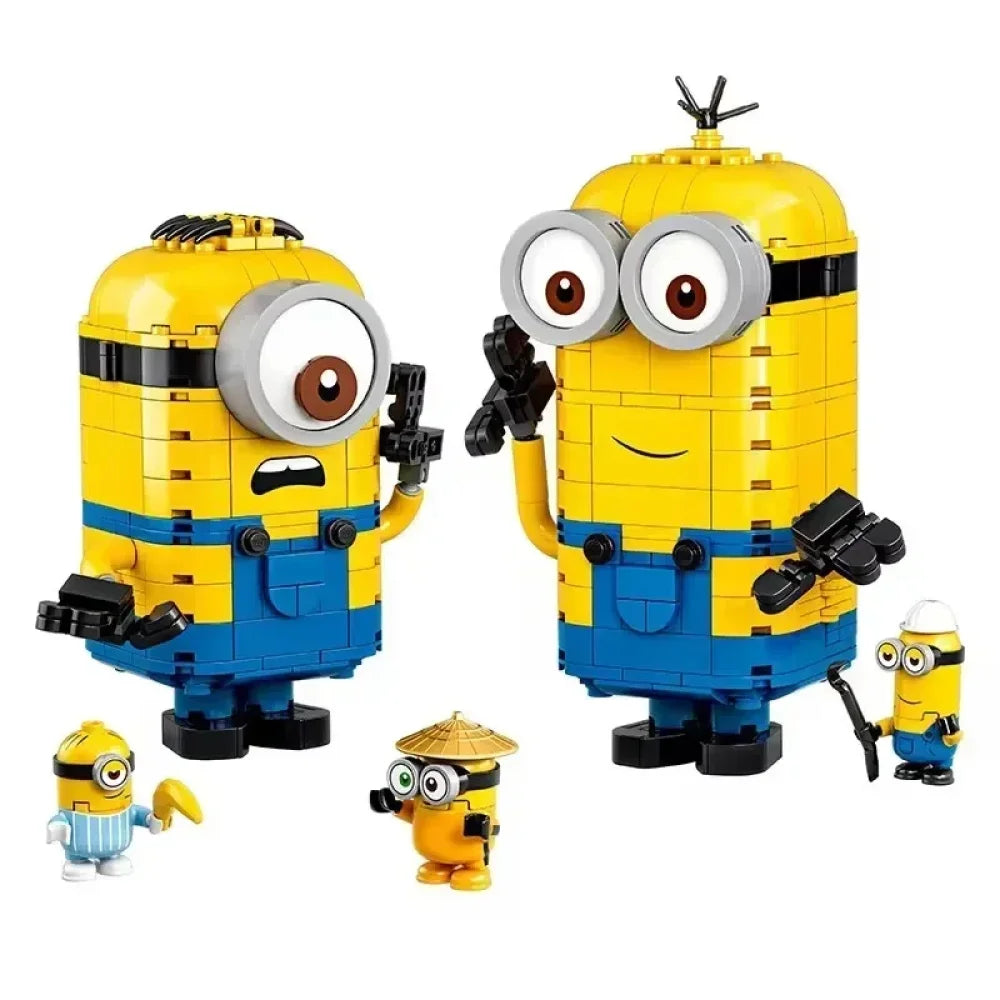 Despicable Me Minions Building Blocks Cute Collectible Toy Bricks 876PCS Gift Building Blocks