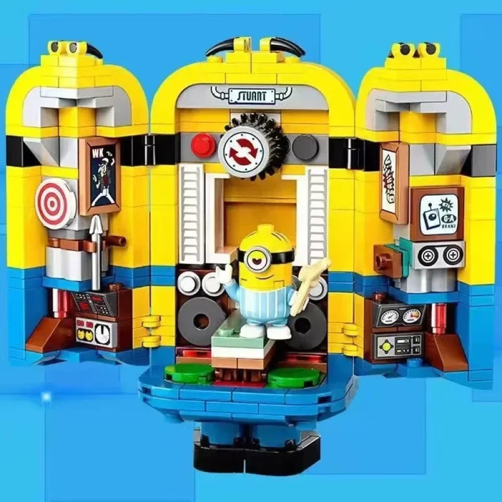 Despicable Me Minions Building Blocks Cute Collectible Toy Bricks 876PCS Gift Building Blocks