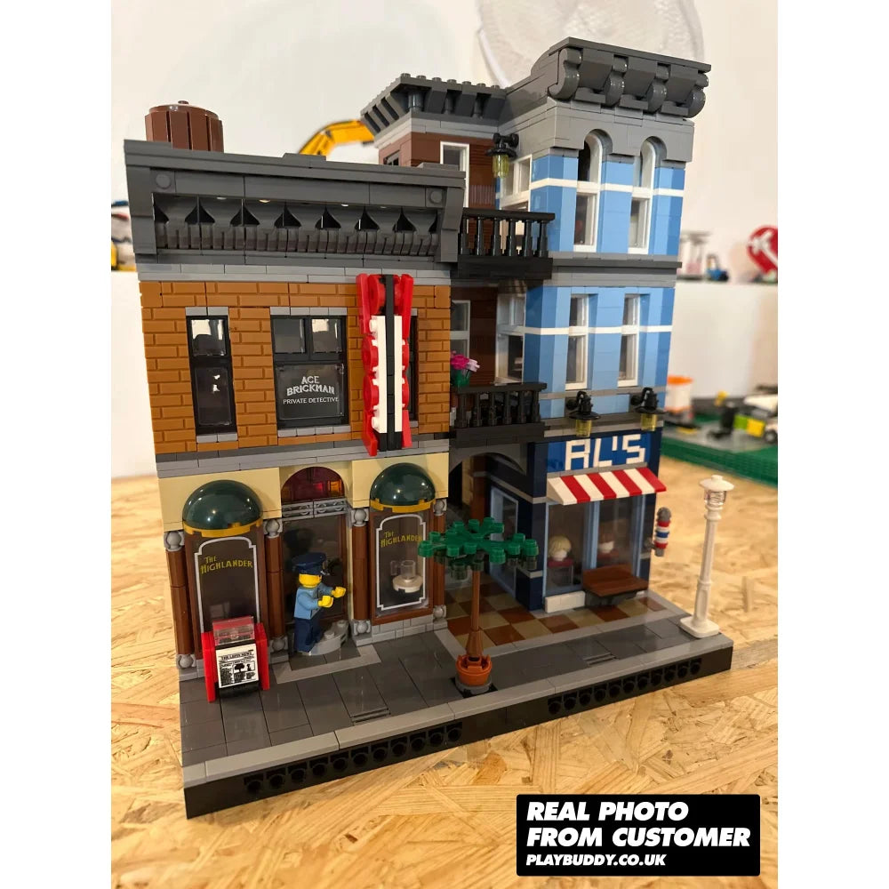 Detective’s Office Creator Building Blocks 2262PCS w/ 6 Figures (10246) ABS Kit Detective’s Office Building Blocks
