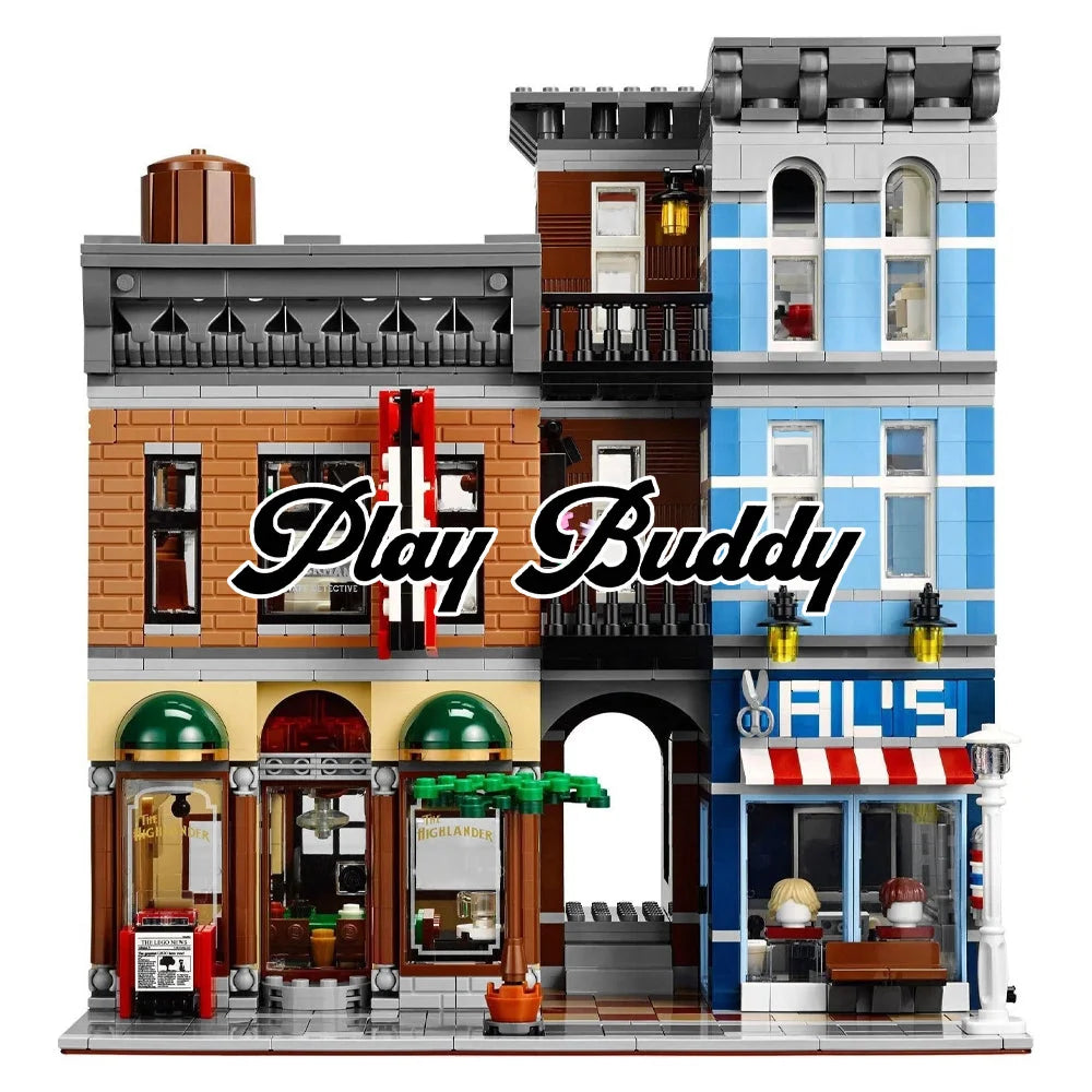 Detective’s Office Creator Building Blocks 2262PCS w/ 6 Figures (10246) ABS Kit Detective’s Office Building Blocks