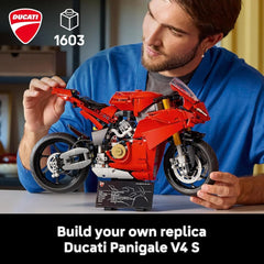 Ducati Panigale V4 S Motorcycle 1603PCS Building Blocks 42202 MOC Bricks Ducati Panigale V4 S Building Blocks