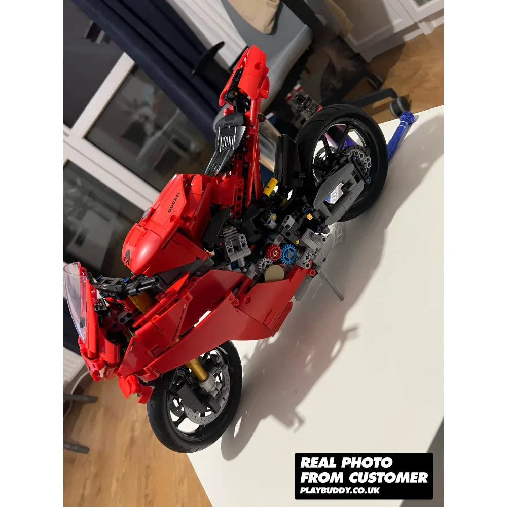 Ducati Panigale V4 S Motorcycle 1603PCS Building Blocks 42202 MOC Bricks Ducati Panigale V4 S Building Blocks