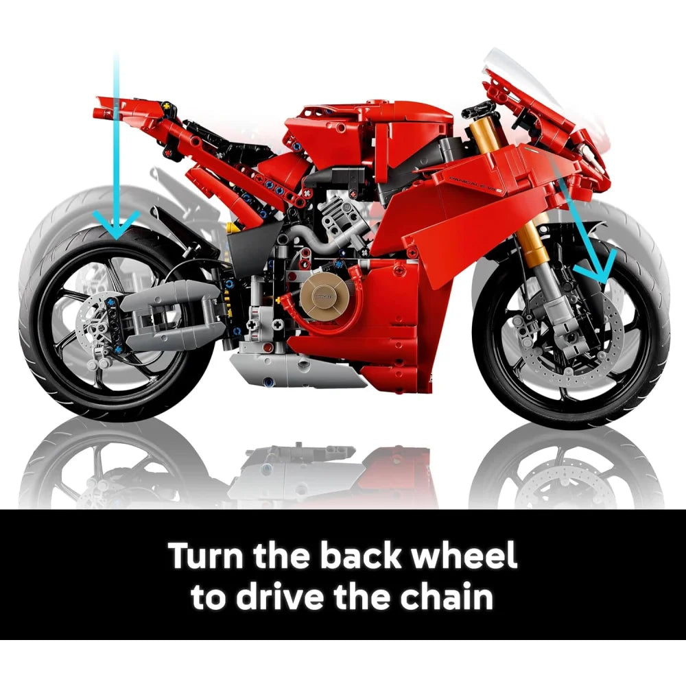 Ducati Panigale V4 S Motorcycle 1603PCS Building Blocks 42202 MOC Bricks Ducati Panigale V4 S Building Blocks