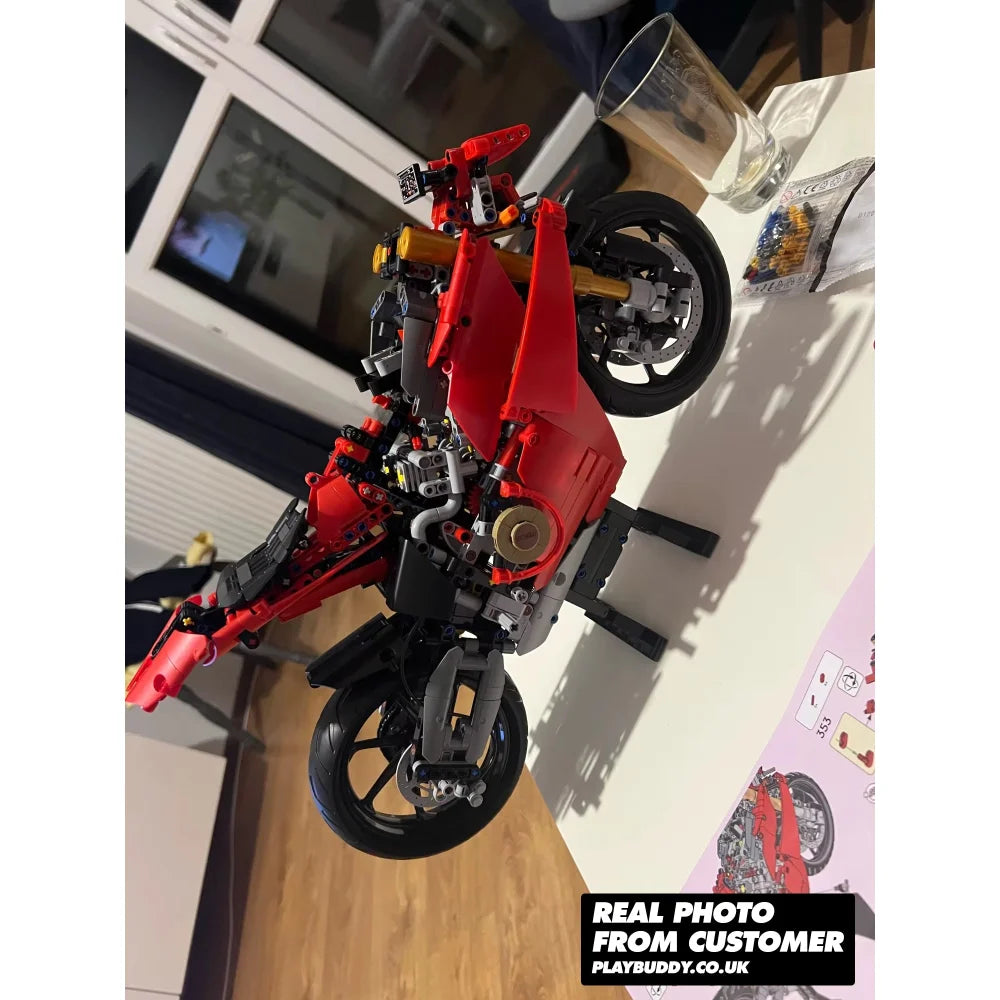 Ducati Panigale V4 S Motorcycle 1603PCS Building Blocks 42202 MOC Bricks Ducati Panigale V4 S Building Blocks