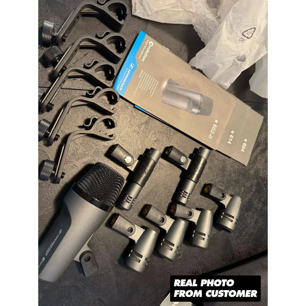 E600 Drum Microphone Kit 7Pcs Professional Microphones for Musical Instruments E600 Drum Mic Kit Microphone