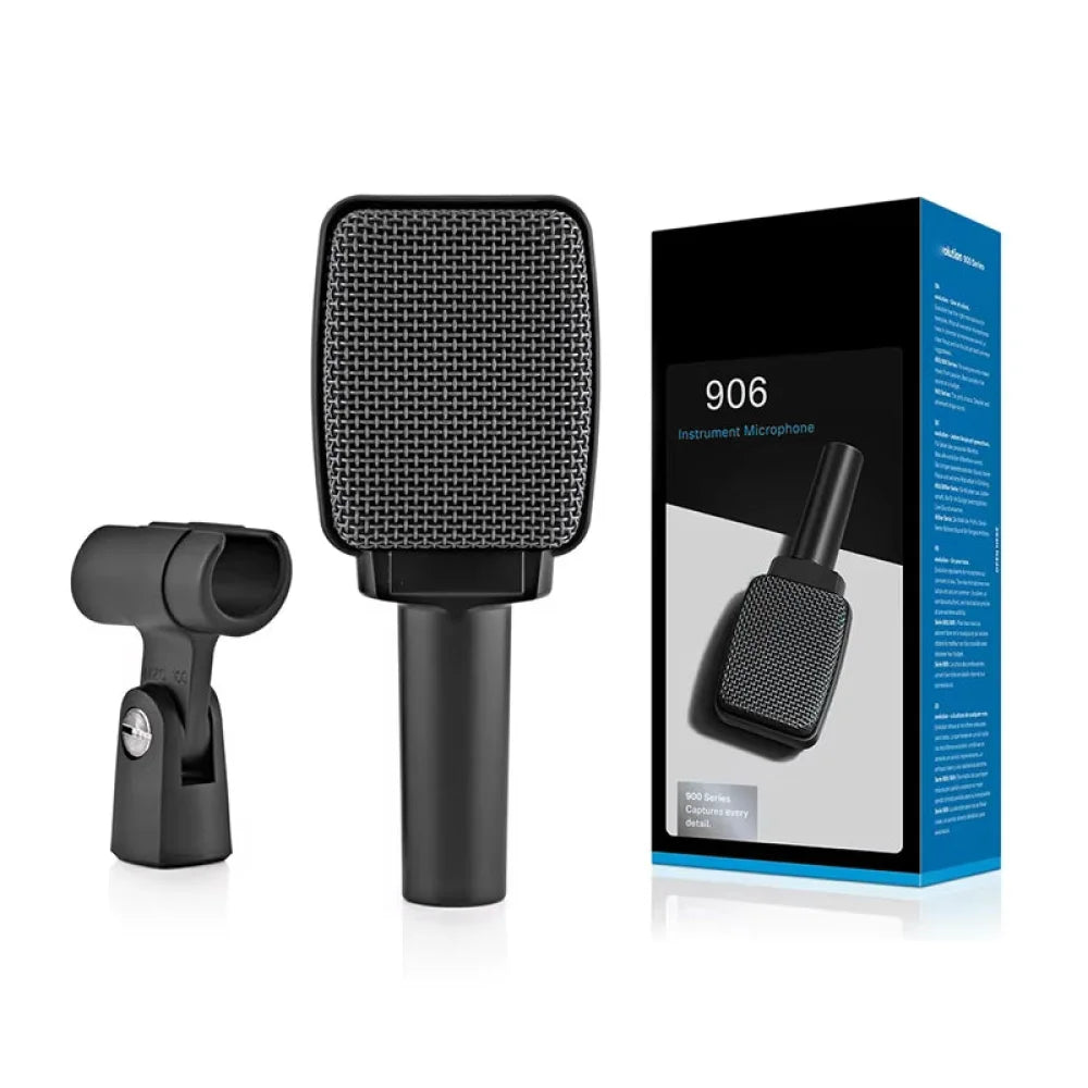 E906 Supercardioid Dynamic Instrument Microphone With Clamp E906 Microphone Microphone