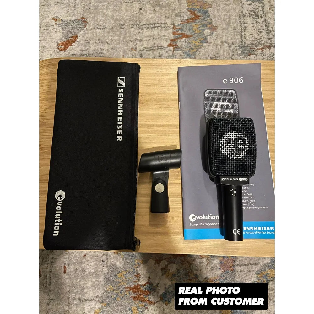 E906 Supercardioid Dynamic Instrument Microphone With Clamp E906 Microphone Microphone