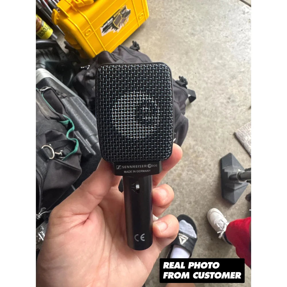 E906 Supercardioid Dynamic Instrument Microphone With Clamp E906 Microphone Microphone